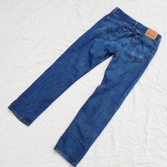 Levis 505 Blue Jeans - Picture 3 of 4